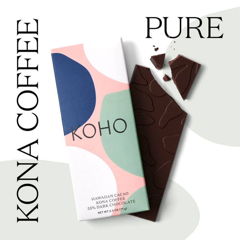 Kona Coffee Dark Chocolate Tablet