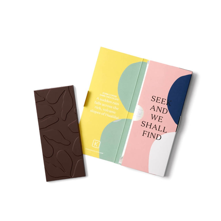 Kona Coffee Dark Chocolate Tablet
