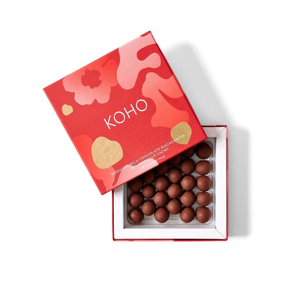 KOHO Holiday Milk Chocolate Covered Macadamia