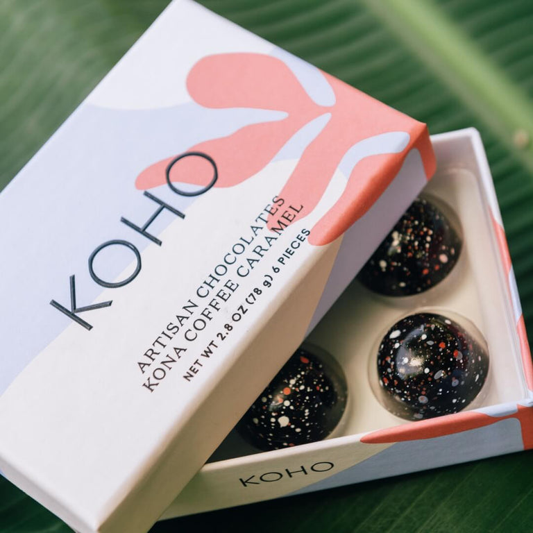 Seeker Kona Coffee Caramel 6-Piece Bon Bons