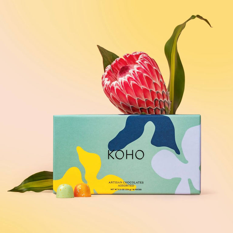 Voyager Green 18-Piece Bon Bon Box