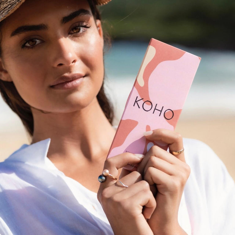 girl with 38% milk chocolate tablet