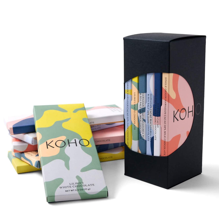 Tablet Library - Assorted Set of 6 Chocolate Bars