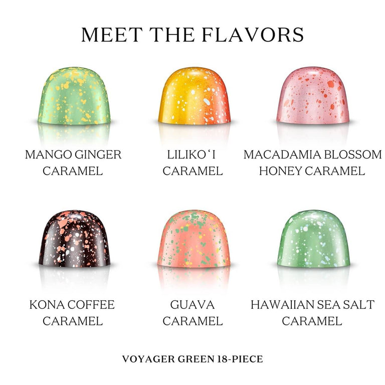Voyager Green 12-Piece Bon Bons